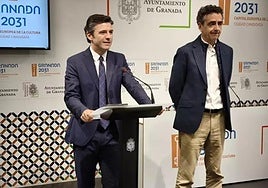 Jorge Saavedra, portavoz del equipo de gobierno, y Enrique Catalina, concejal de Urbanismo.