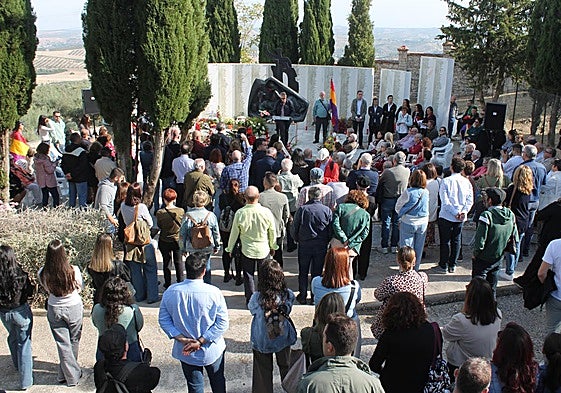 Acto de homenaje a las víctimas.