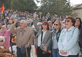 Momento del homenaje