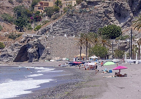 Playa de La Rábita.
