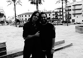 Fernando Navarro, junto a Rafael Cobos