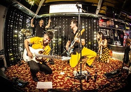 Un momento de la actuación de Sarajevo 84 en Lemon Rock.