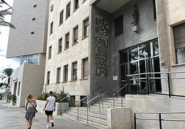 Fachada de la Audiencia Provincial.