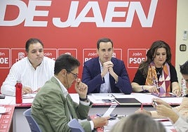 Reunión de la Ejecutiva provincial del PSOE.