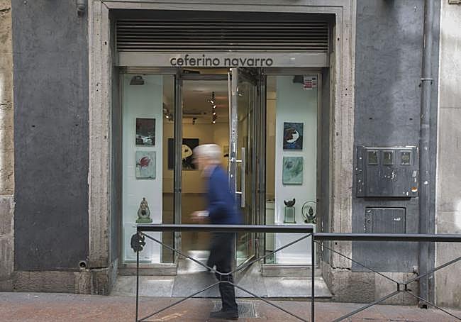 Galería Ceferino Navarro, en la calle San Matías.
