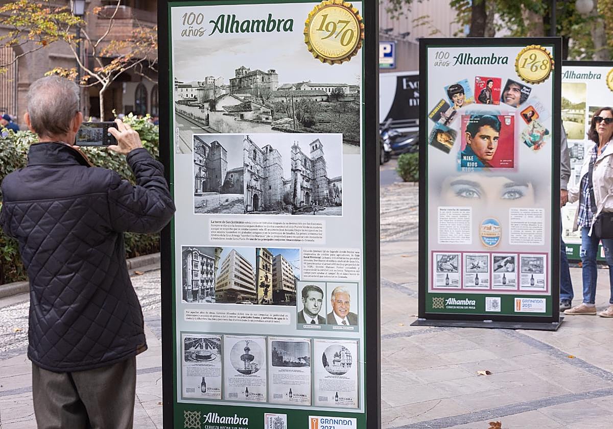 Imagen principal - Exposición de Cervezas Alhambra.