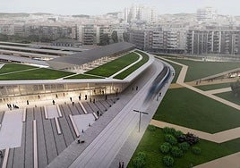 Proyecto de la integración del tren en Andaluces.