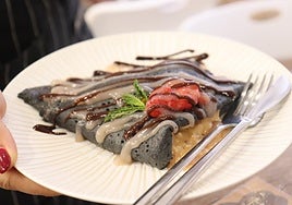 Un crepe elaborado con trigo sarraceno en AlmaZen Orgánico.