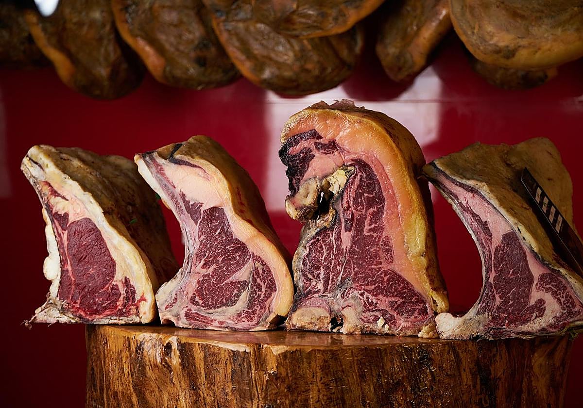 Imagen principal - El rey de la carne madurada de Granada