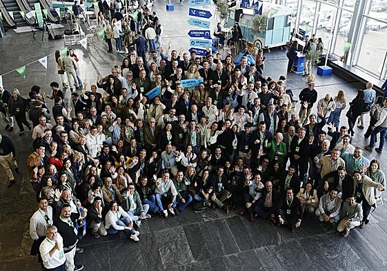 Delegación del PP de Almería en el congreso regional.