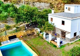 La villa a la venta en la Alpujarra de Granada.