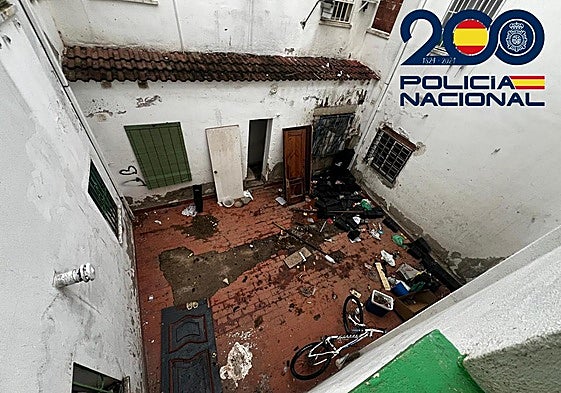 Una de las viviendas inspeccionadas.