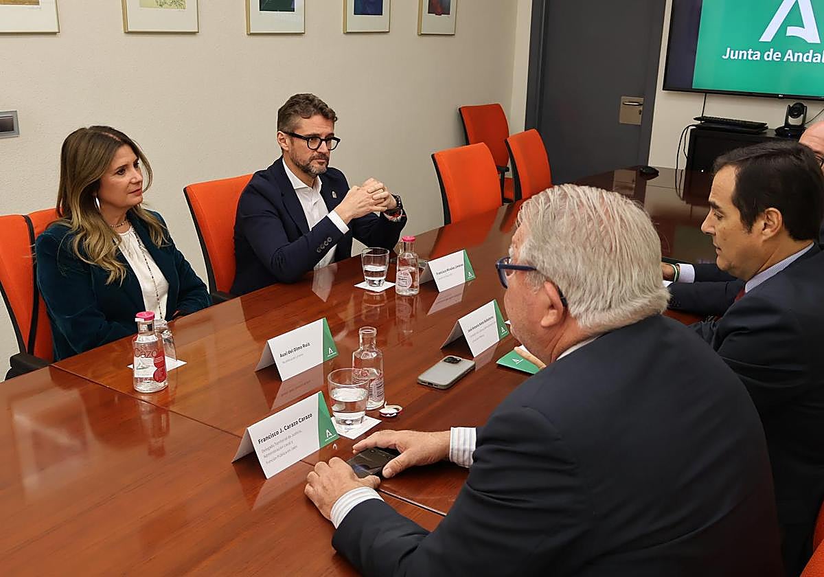 Encuentro mantenido en la Delegación de Jaén.