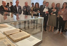 Inauguración de la exposición.