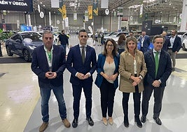 Inauguración con Luis Miguel Carmona y África Colomo.