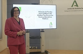 La delegada territorial, María José Martín, ha llamado la atención sobre «las importantes transformaciones experimentadas en la oferta formativa de la FP en esta comarca, en los últimos años», en concreto en el periodo de 2018 a 2025