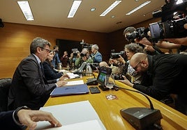 Comparecencia de Carlos Mazón en la comisión de investigación de Les Corts Valencianes sobre la dana.