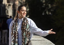 Patricia Guerrero, directora del Ballet Flamenco de Andalucía, posa para la entrevista.