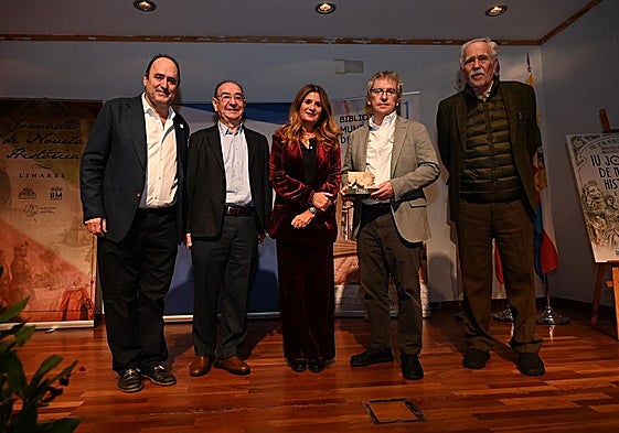 Santiago Posteguillo y Auxi del Olmo en la jornada de clausura.