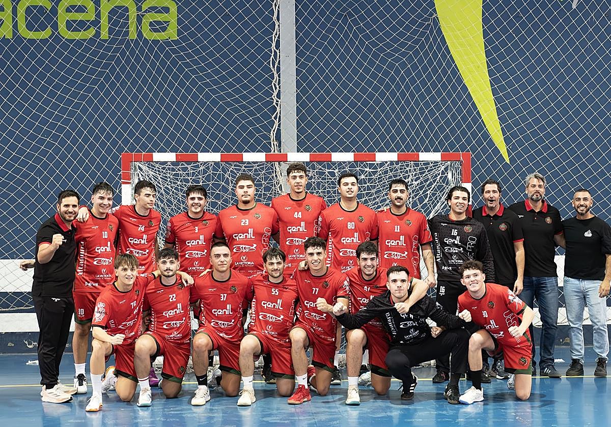 La plantilla del BM CIudad de Granada.