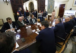 Noviembre de 2025. Representantes de Granada y Jaén en la última mesa.