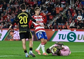 Jorge Pascual, en el partido contra el Zaragoza.