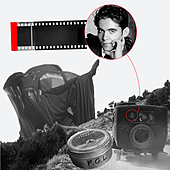 Federico García Lorca, a la izquierda, de camino a Madrid con los amigos de La Barraca.