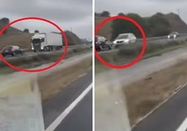 Choque frontal entre dos vehículos en la AP-7.