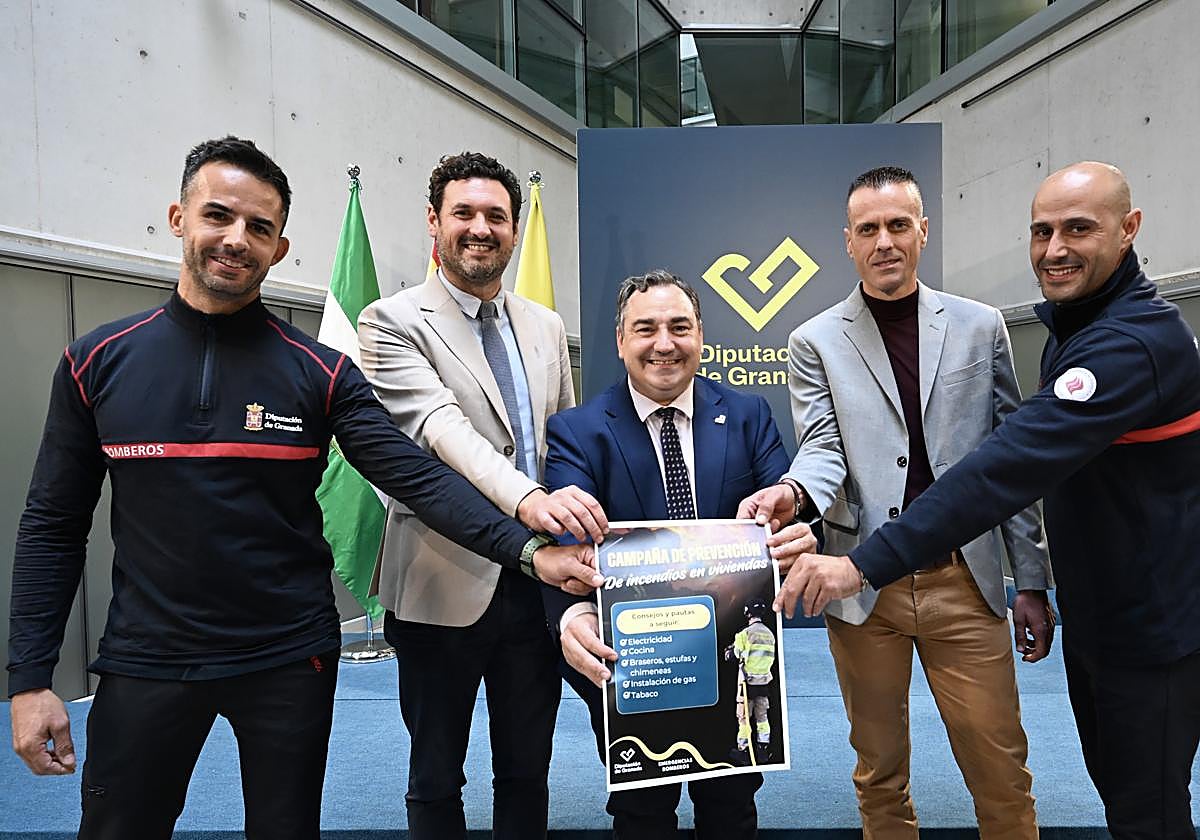 Presentación de la campaña de prevención de incendios en la sede de la Diputación.