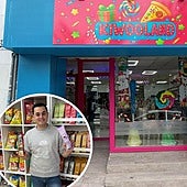 Fachada de Kiwooland, una nueva tienda de chucherías ubicada en Peligros.