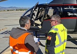 Un helicóptero ha unido la ruta este martes para validar el modo de viaje.