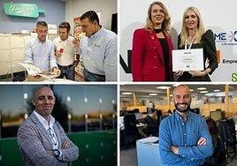 Los propietarios de Penalva Alimentación, Deluna Group, Solar Europe y SIDN.