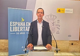 José María Martín, subdelegado del Gobierno de Almería en la presentación de la programación