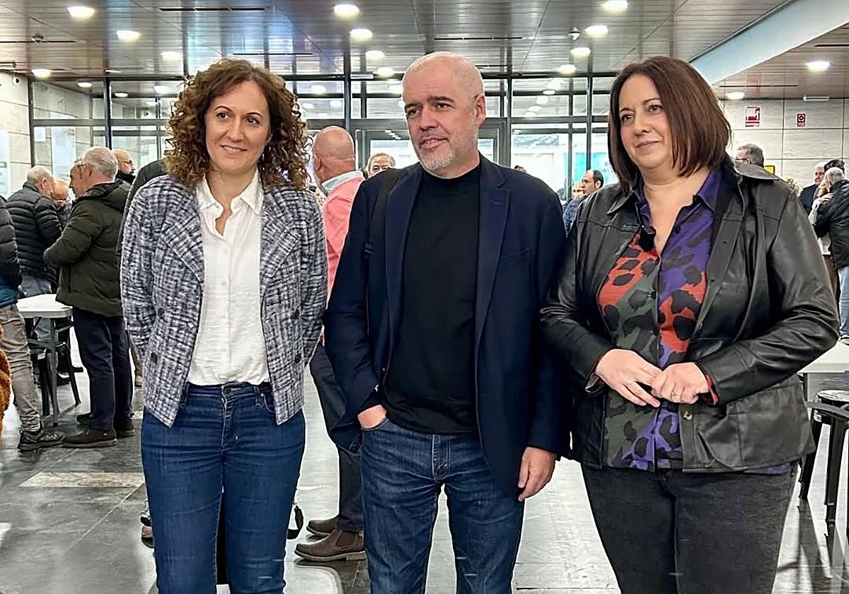 Nuria López, Unai Sordo y Silvia de la Torre.