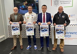 Presentación del Rallye Histórico Primeras Nieves de Sierra Nevada en el Ayuntamiento de Granada.