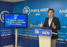 El portavoz del PP en Jaén, Agustín González.