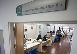 Uno de los juzgados de Violencia Sobre la Mujer de Granada.