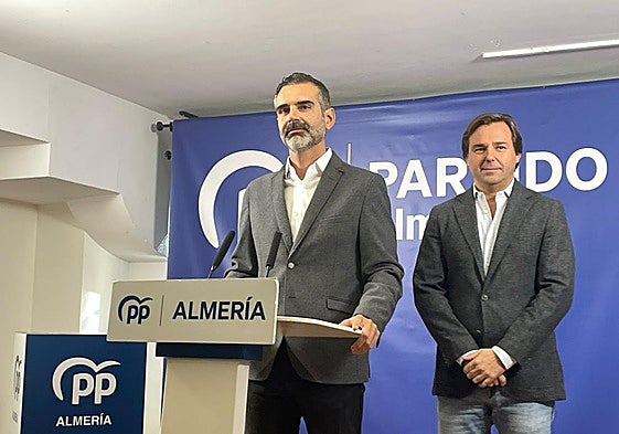 Sede del PP de Almería, este viernes