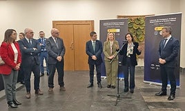 Margarita Robles, en el cierre de la jonada en Ifeja.