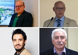 Francisco Herrera, Francisco Liébana, Juan Górriz y Nicola Bellomo.