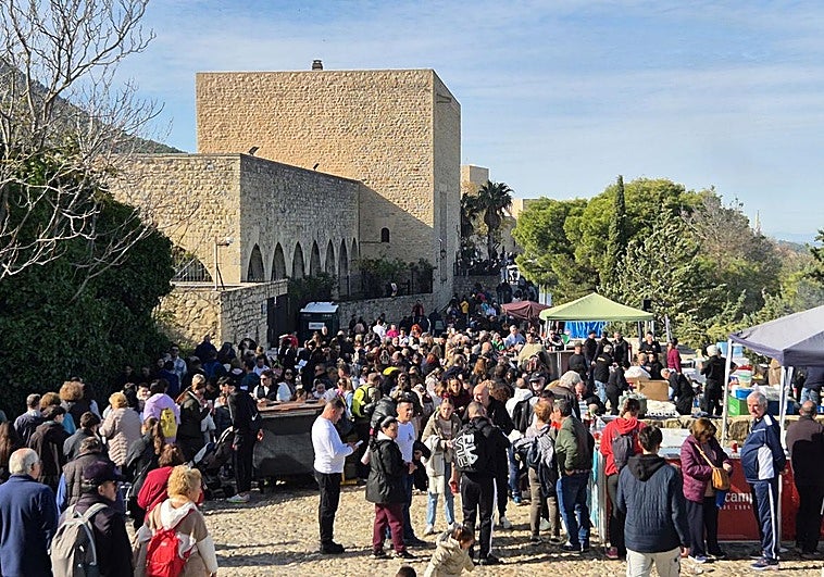 Ambiente festivo en el Castillo.