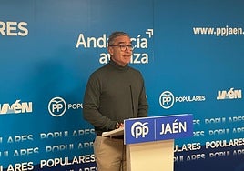 Luis Mariano Camacho en rueda de prensa.