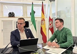 El concejal de Sostenibilidad Mediambiental, Antonio Urdiales, en la presentación del pliego del contrato