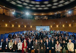 Participantes en el encuentro de universidades europeas en Madrid.