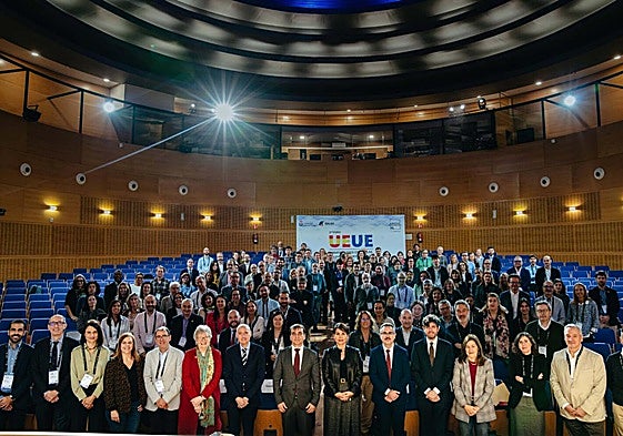 Participantes en el encuentro de universidades europeas en Madrid.