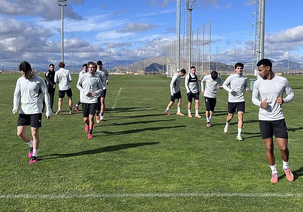 Arranque del entrenamiento.