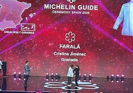La chef Cristina Jiménez, reconocida con el prestigioso 'macaron' de la prestigiosa guía gastronómica.