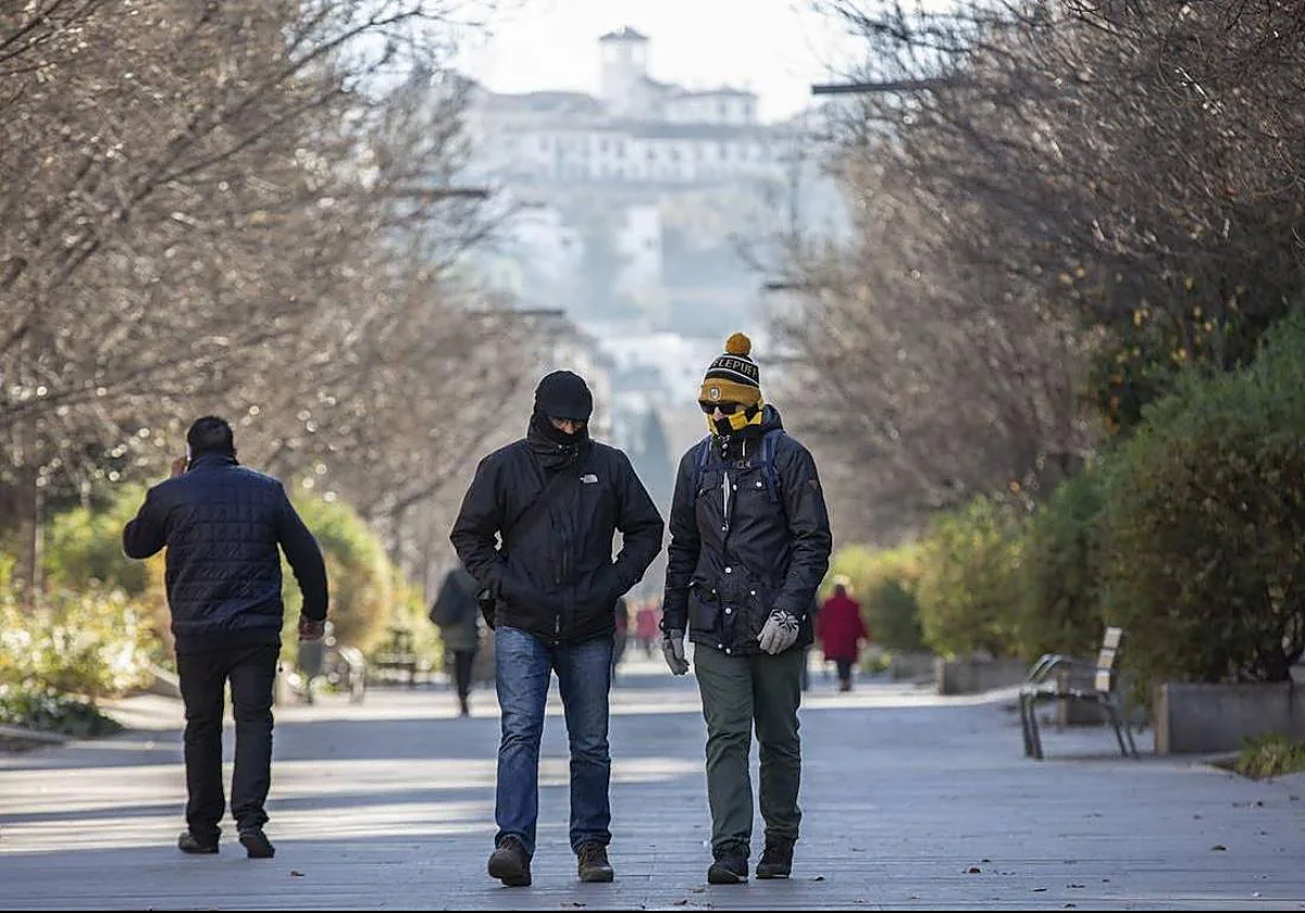 Frío en Granada.