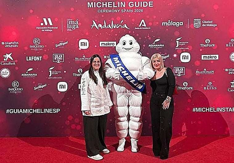 La chef Cristina Jiménez y la sumiller Lidia Outeda de Faralá