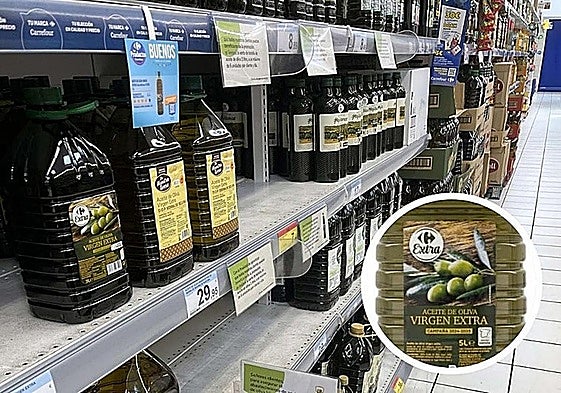 El aceite de oliva virgen extra de la marca Carrefour que tira su precio